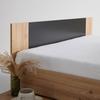 SÄNG AZURRO 2-120 - ek Artisan/antracit, Modern, trämaterial (120/200cm) - Mömax
