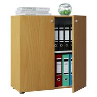 Aktenschrank Vandol Mini ca.70x74x39cm Buchefarben - Buchefarben, Basics, Holzwerkstoff (70/74/39cm) - MID.YOU