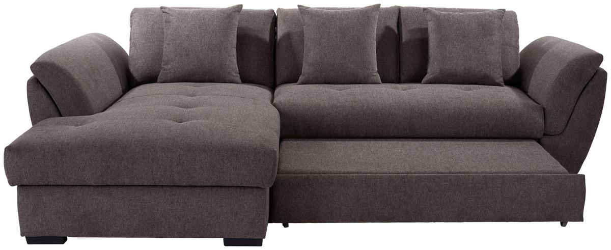 Sedežna Garnitura Berisso, Z Ležiščem In Predalom - rjava, Design (187/278cm) - Mömax