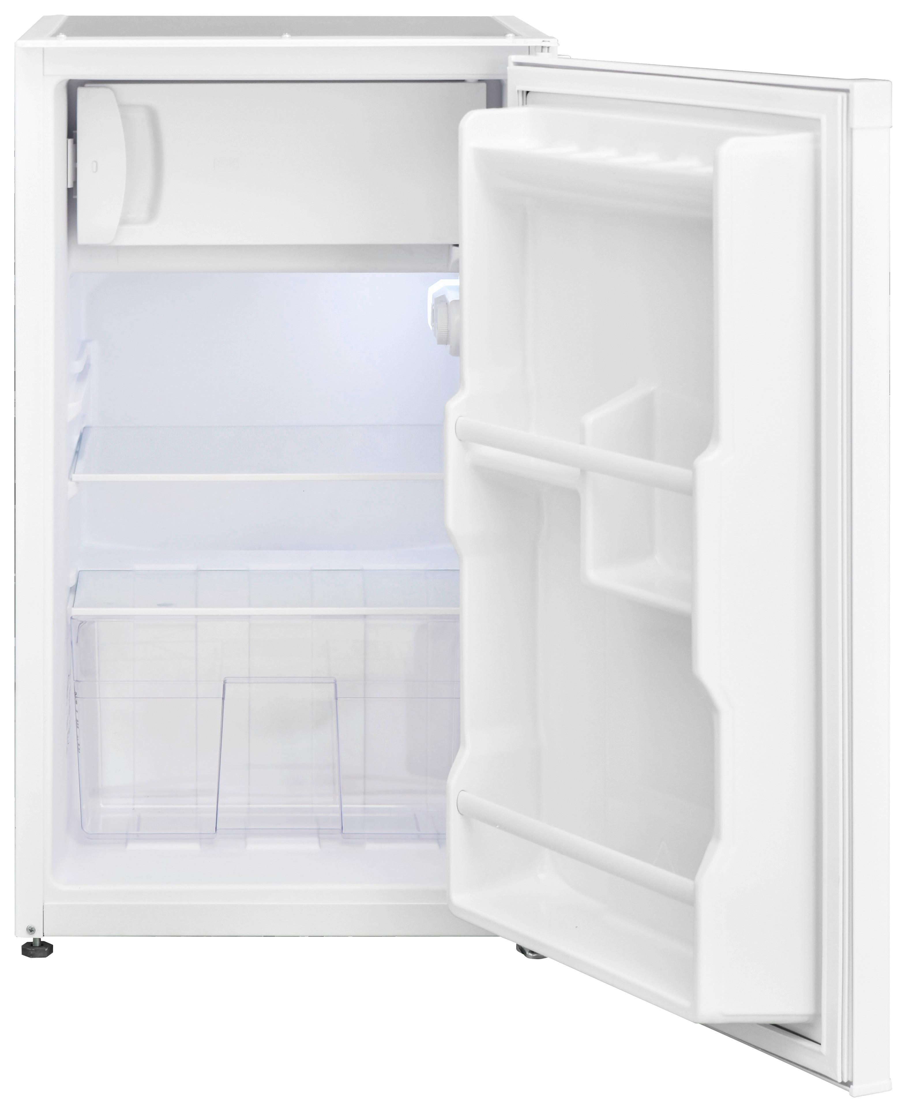 Miniküche Weiß m. Spüle Koch feld Kühlschrank B: ca. 100 cm - Weiß, MODERN, Holzwerkstoff/Kunststoff (100cm) - Respekta