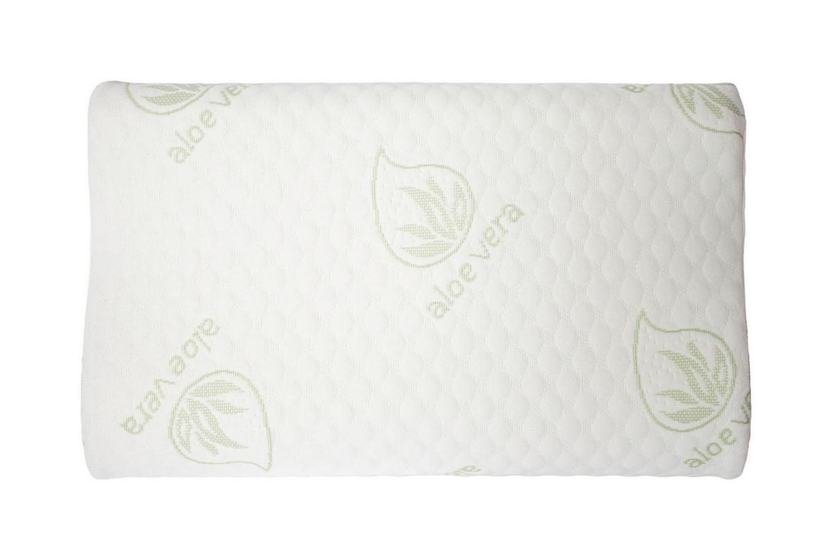 Memory Aloe Vera Contour Párna Dreamilo 50/30 - fehér, műanyag/textil (50/30/10/7cm)