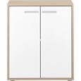Kommode in Sonoma/Weiß - Weiß/Sonoma Eiche, Holzwerkstoff (60/70/30cm) - MÖMAX modern living