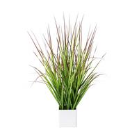 Grasbündel Grün ca. 61cm - Grün, Basics, Kunststoff/Metall (61cm)