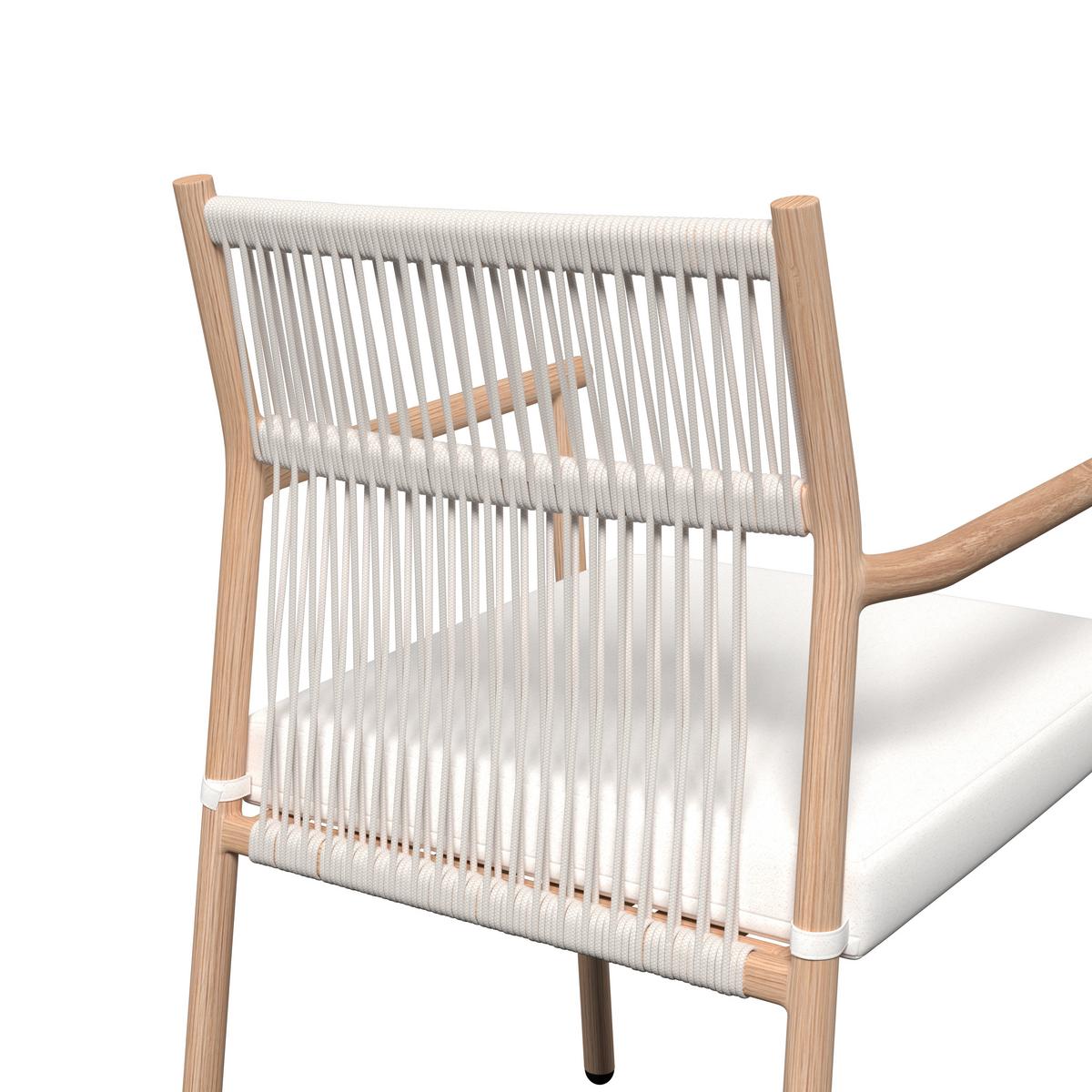 Gartentischgruppe Enzi Naturfarben/Beige - Beige/Naturfarben, MODERN, Glas/Textil (200/100/76cm) - Mömax