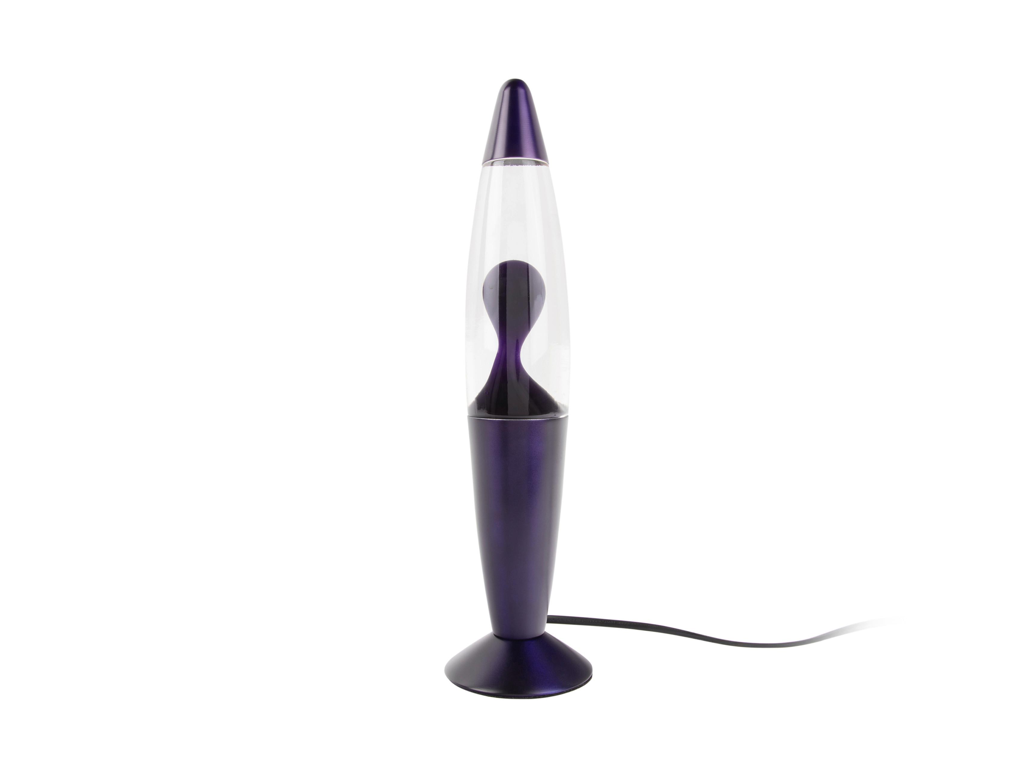 LAMPKA LAWA FUNKY ROCKET LAVA - liliowy, Basics, szkło (8.6/8.6/35.5cm) - Leitmotiv
