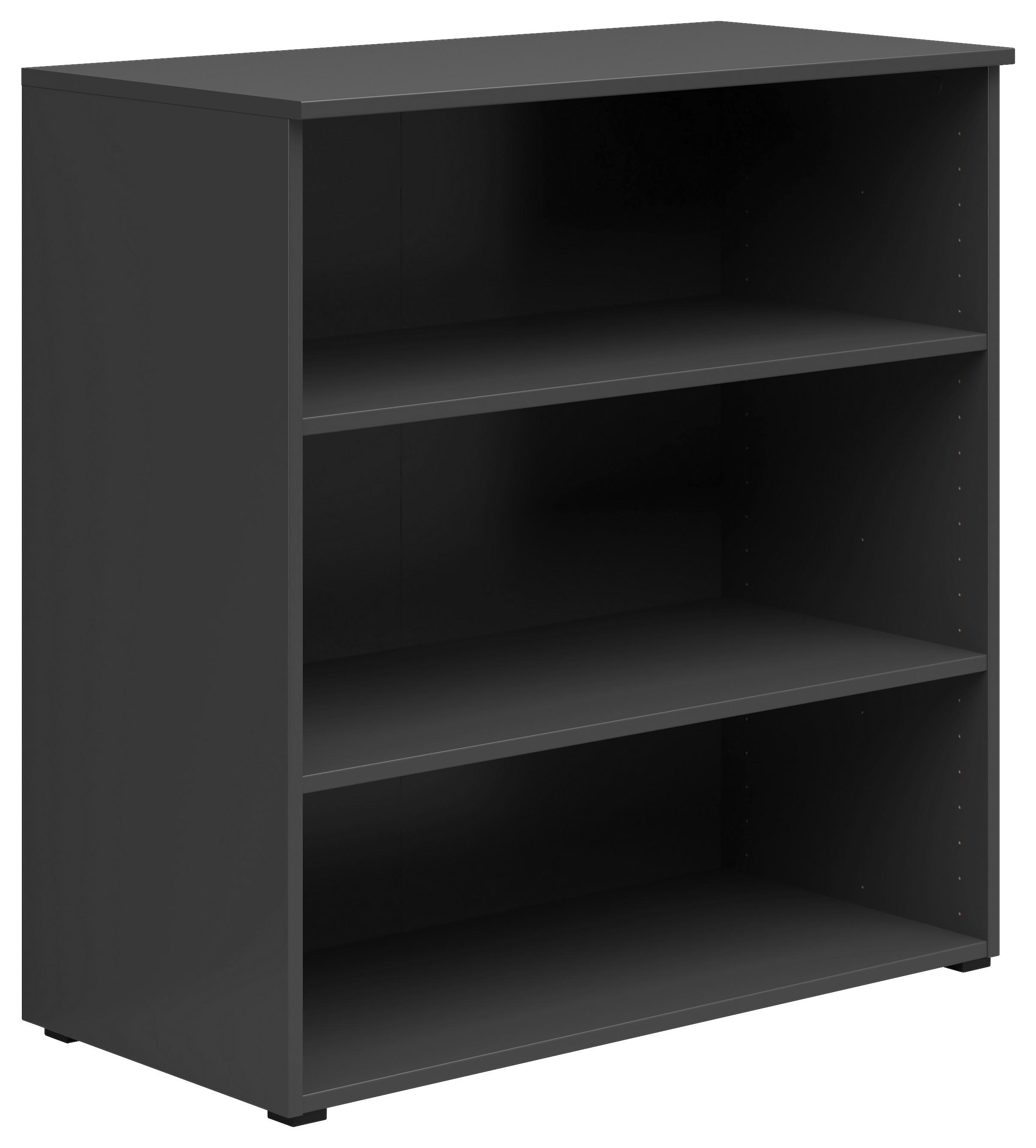 Regal Multistauraum Graphitfarben - Anthrazit/Graphitfarben, Modern, Holzwerkstoff/Kunststoff (80/83/40cm) - Premium Living