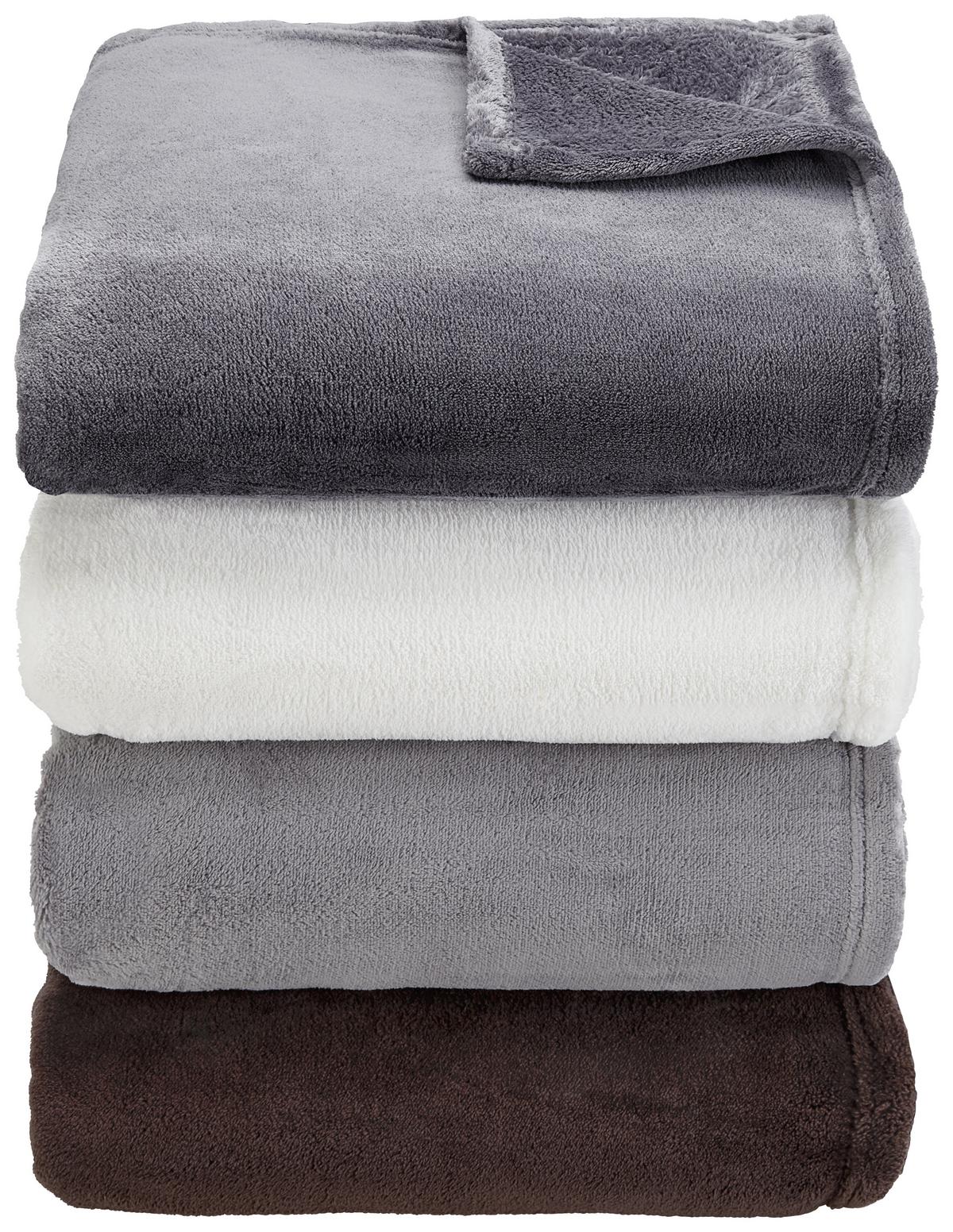 Pătură pufoasă Kuschelix - antracit, textil (140/200cm) - Modern Living