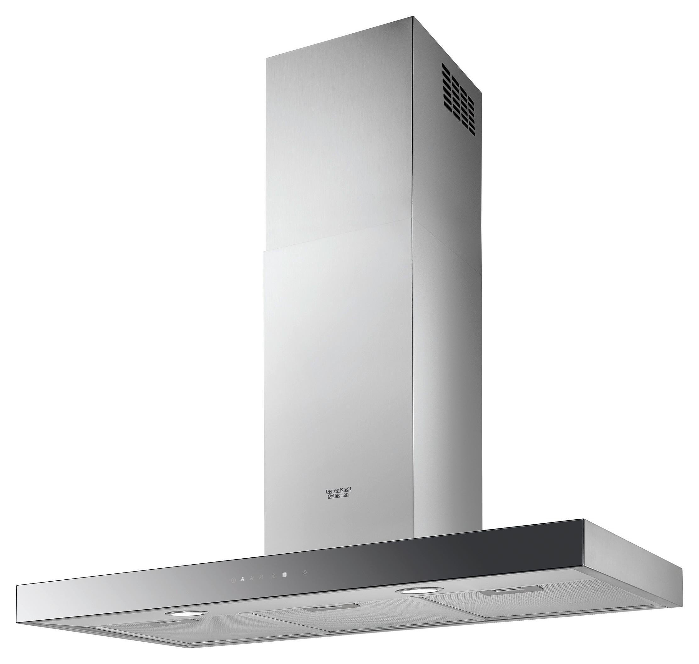 Dunstabzugshaube DK9HB470Y - Edelstahlfarben/Schwarz, Basics, Glas/Metall (90/67,8-118/45,4cm) - Dieter Knoll