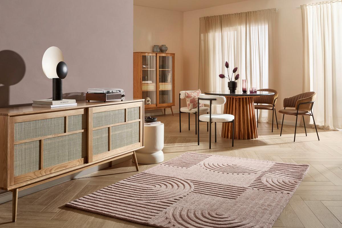 Stol Tedio, Bela - črna/bela, Basics, kovina/tekstil (55/78/56cm) - MID.YOU