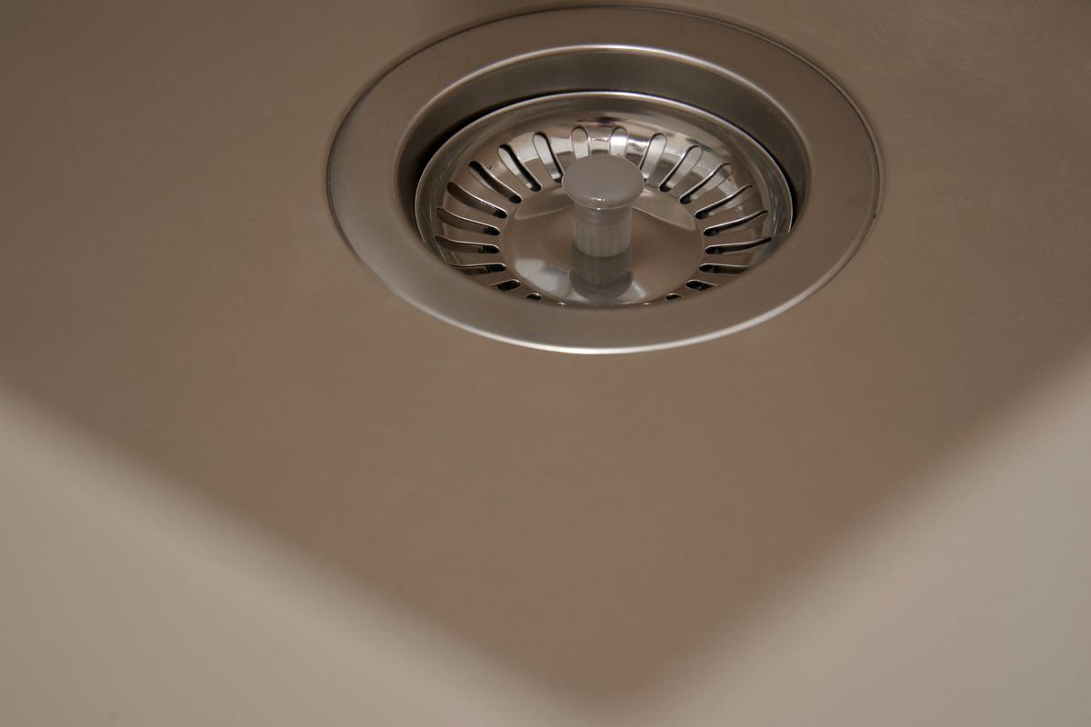 Spüle Boston beige Kunststein B: ca. 86 cm - Beige, Trend, Glas/Kunststoff (86/20/50cm) - Respekta