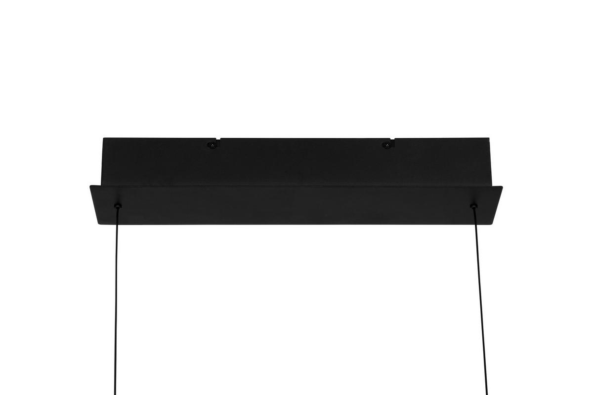 LAMPA WISZĄCA LED KENT - czarny, Design, tworzywo sztuczne/metal (118/10/170cm) - Dieter Knoll