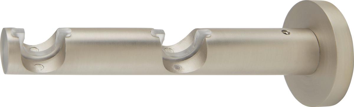 Träger Rillcube aus Metall, ca. 15cm - Silberfarben, Metall (15cm) - Modern Living