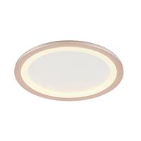 LED Mennyezeti Lámpa Korti - fekete/cappuccino, Modern, műanyag/fém (40/6.1cm) - Modern Living