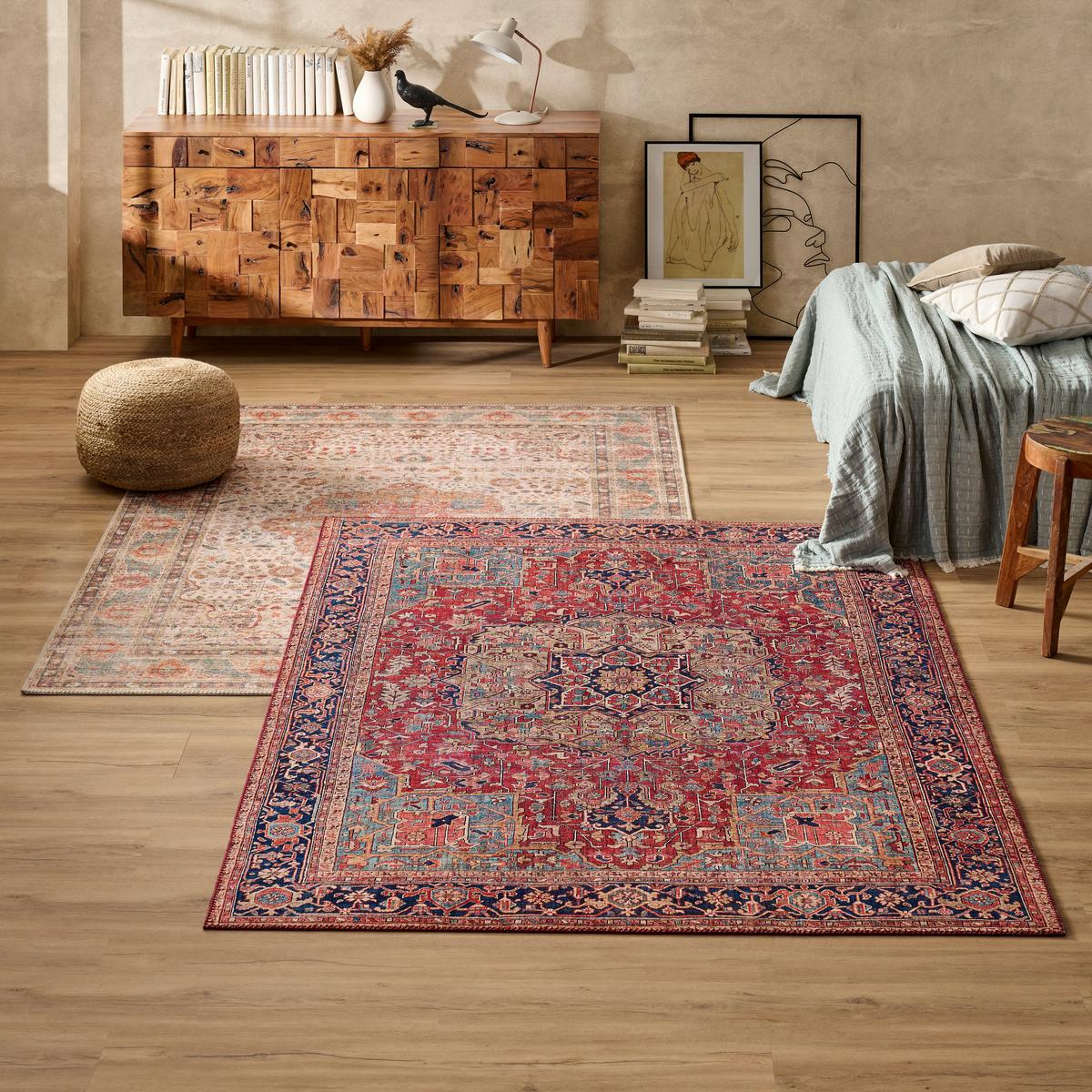 DYWAN VINTAGE CLASSICO - czerwony, Lifestyle, tkanina (190/280cm) - Boxxx
