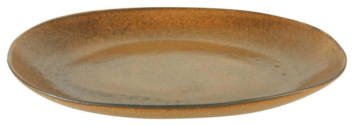 Dísztányér Sahara - barna, Lifestyle, kerámia (29,5/18/3,5cm) - Zandiara