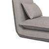 SCHLAFSESSEL TAMARA - Lichtgrijs, Modern, Textiel/Metaal (82/31/69cm) - Bessagi Home