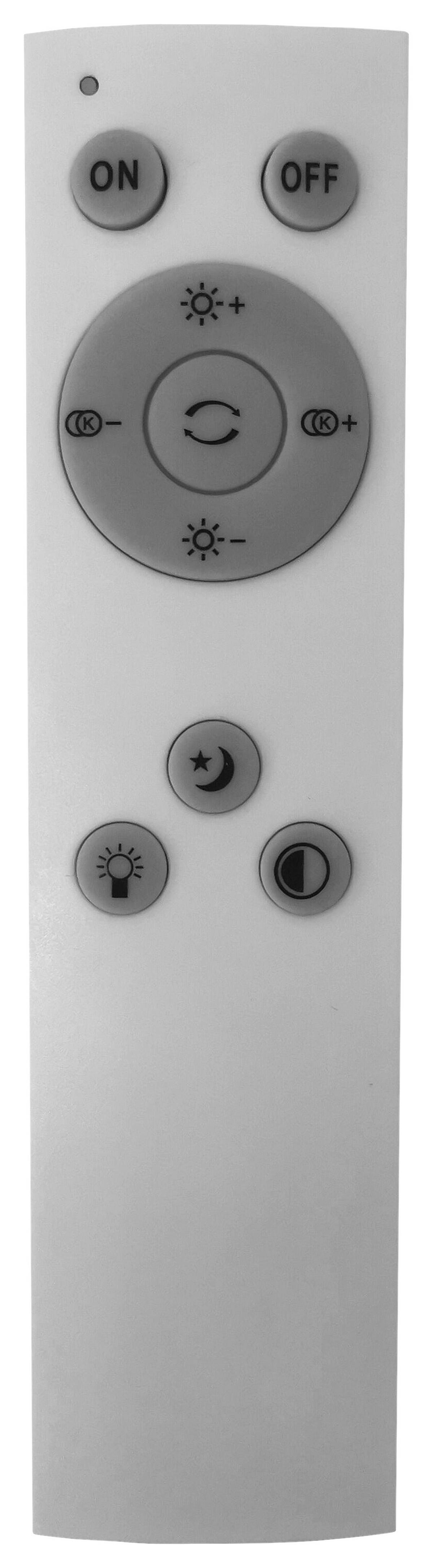 LED-Deckenleuchte Ross max. 16 Watt - Weiß, KONVENTIONELL, Kunststoff/Metall (40/9cm) - Premium Living