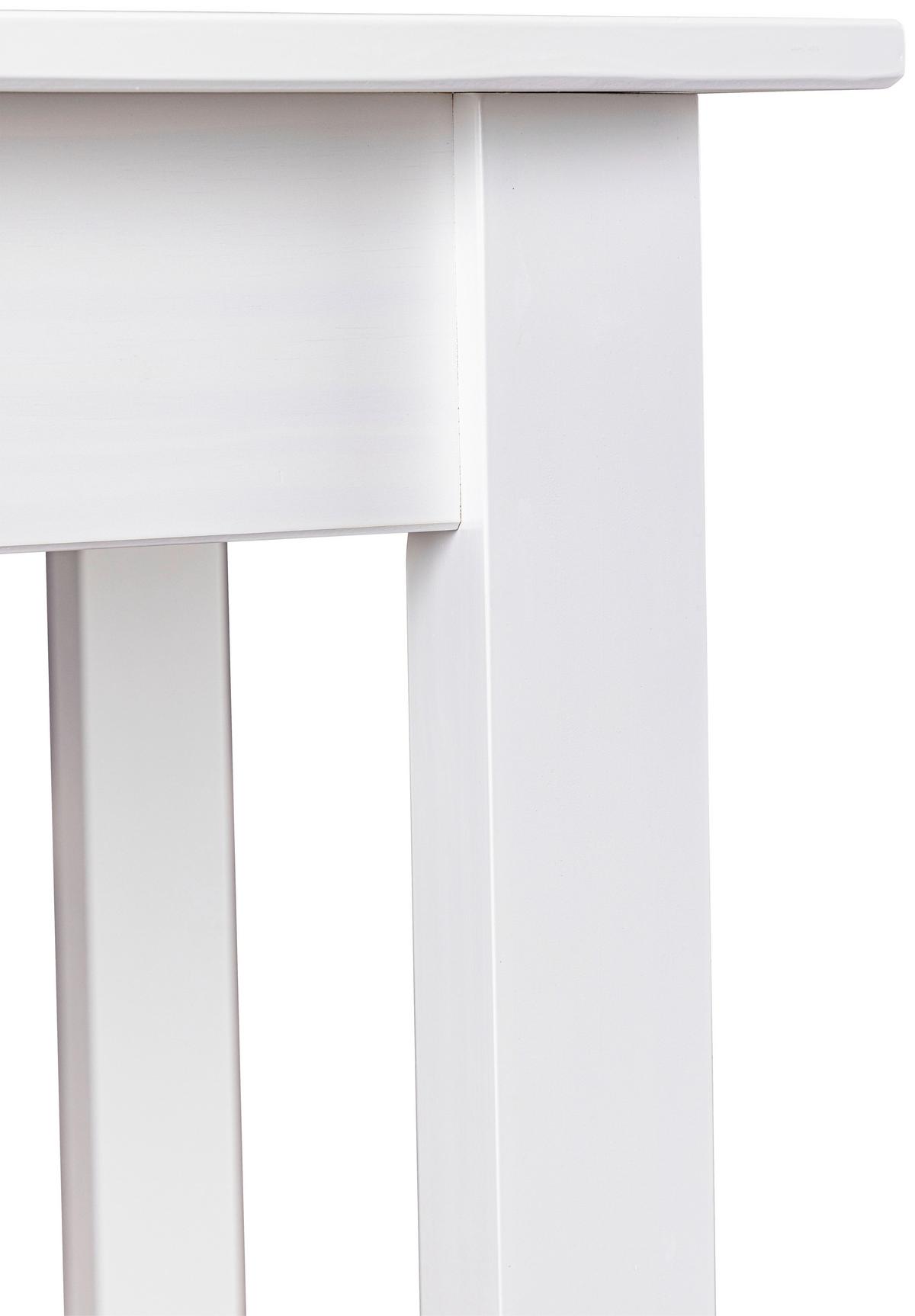 Esstisch Chilly Home ca. 60x76x80 cm Weiß - Weiß, KONVENTIONELL, Holz (60/76/80cm) - MID.YOU