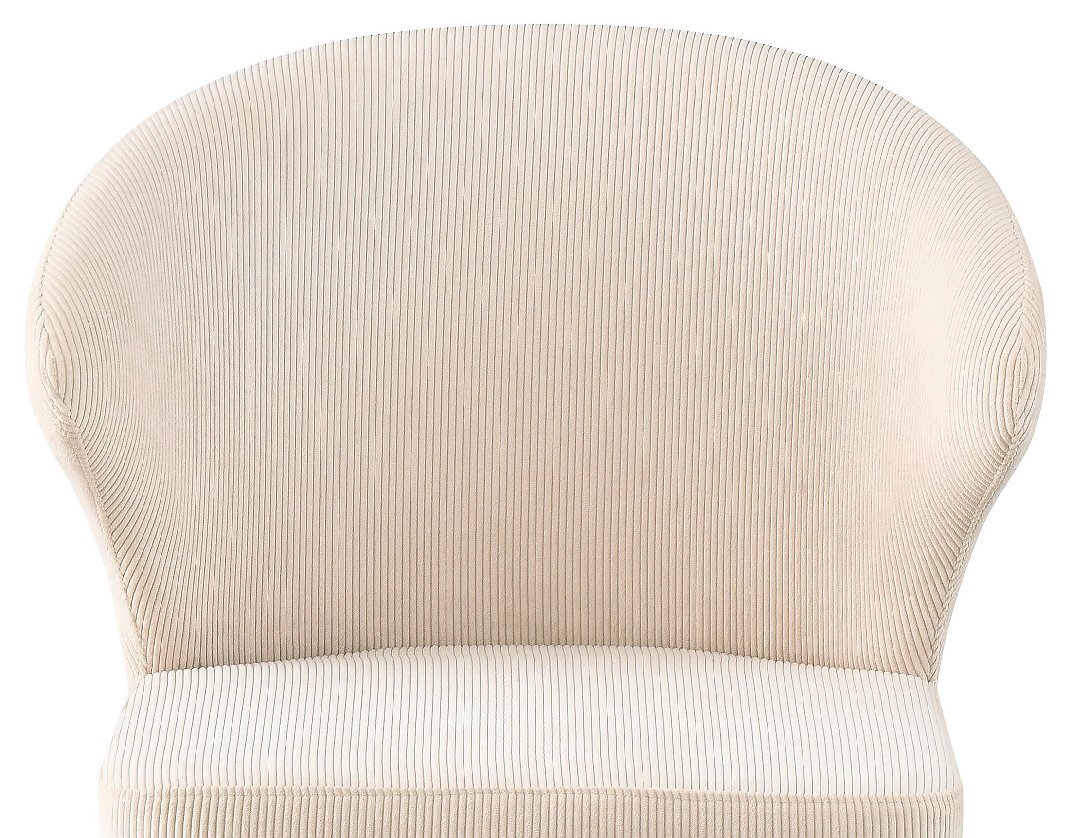 STOL JANA -BASED- - beige/svart, Lifestyle, metall/textil (55/81,5/58cm) - Based