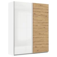 DULAP USI CULISANTE FELDKIRCH - alb/stejar Artisan, Modern, material pe bază de lemn (181/229/62cm)