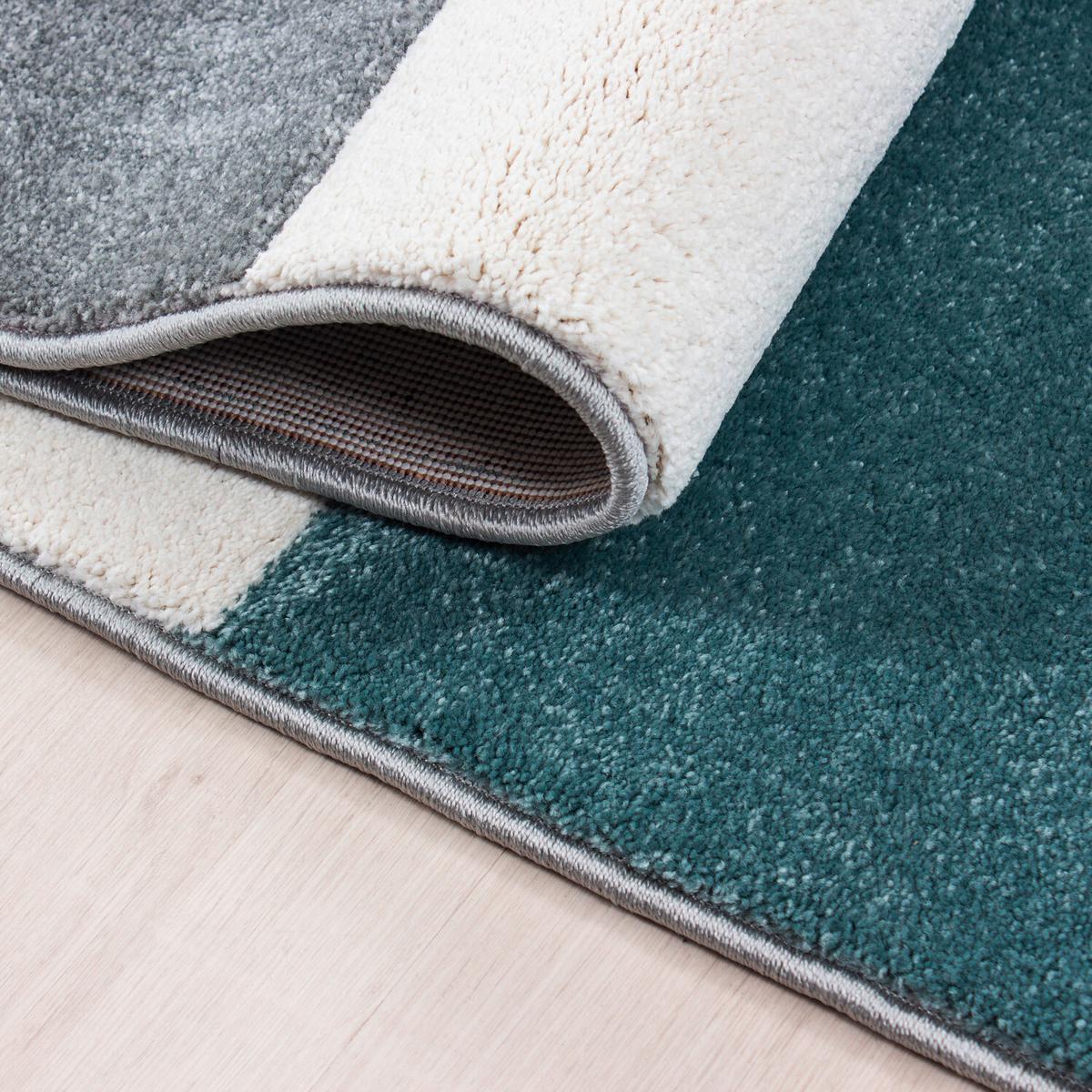 Flachwebeteppich Hawaii Blau ca. 280x370cm - Blau, Basics, Textil (280/370cm) - Novel