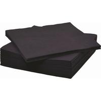 Serviette Kathleen in Schwarz - Schwarz, KONVENTIONELL, Papier (33/33cm) - Mömax