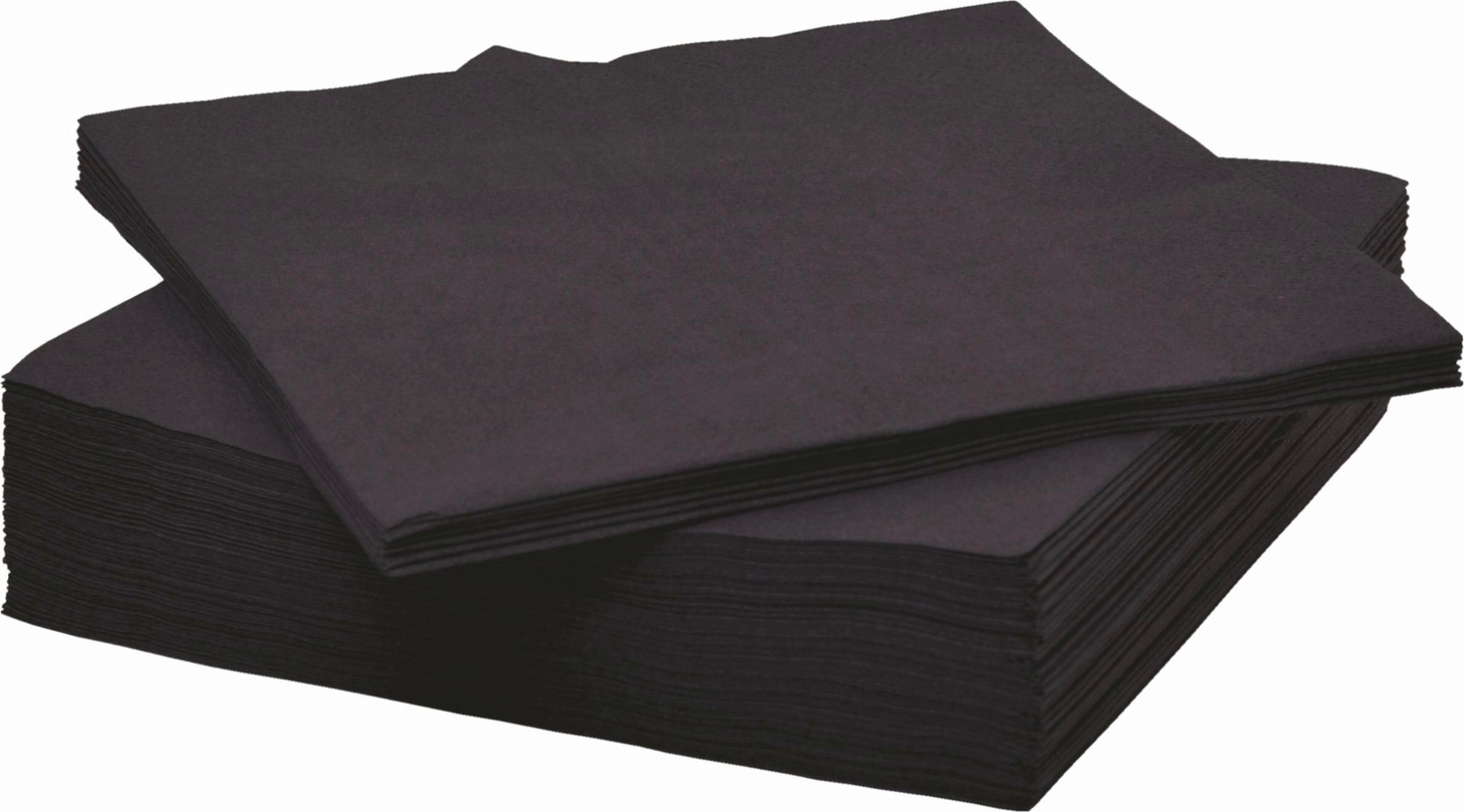 SERVETT KATHLEEN -KMA- - svart, Klassisk, papper (33/33cm) - Mömax