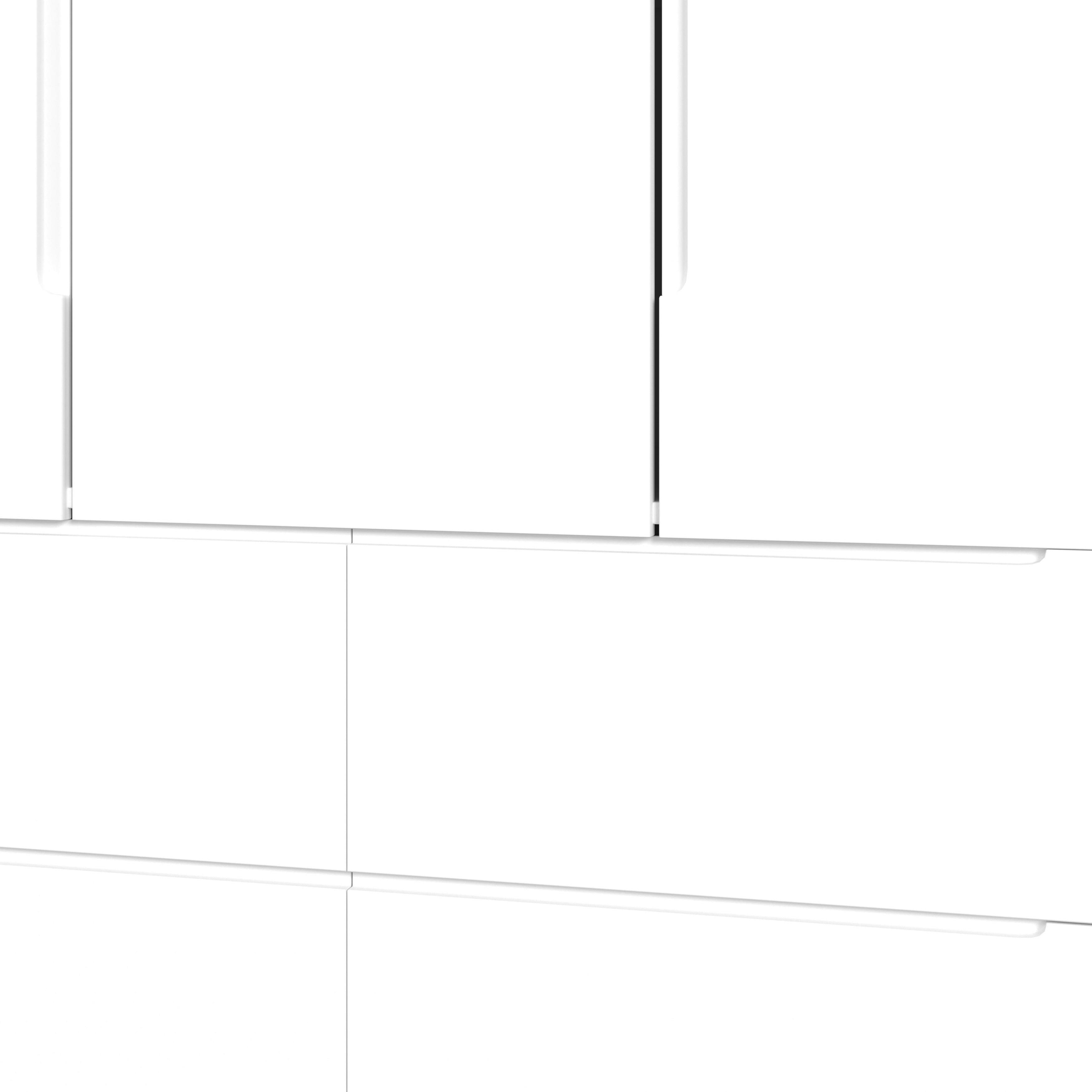 GARDEROB MARLO - vit, Modern, trämaterial/trä (148/223/60cm) - Bessagi Home