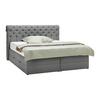 Boxspringbett Belano Dunkelgrau ca. 180x200cm - Dunkelgrau, KONVENTIONELL, Holz/Holzwerkstoff (180/200cm) - Premium Living