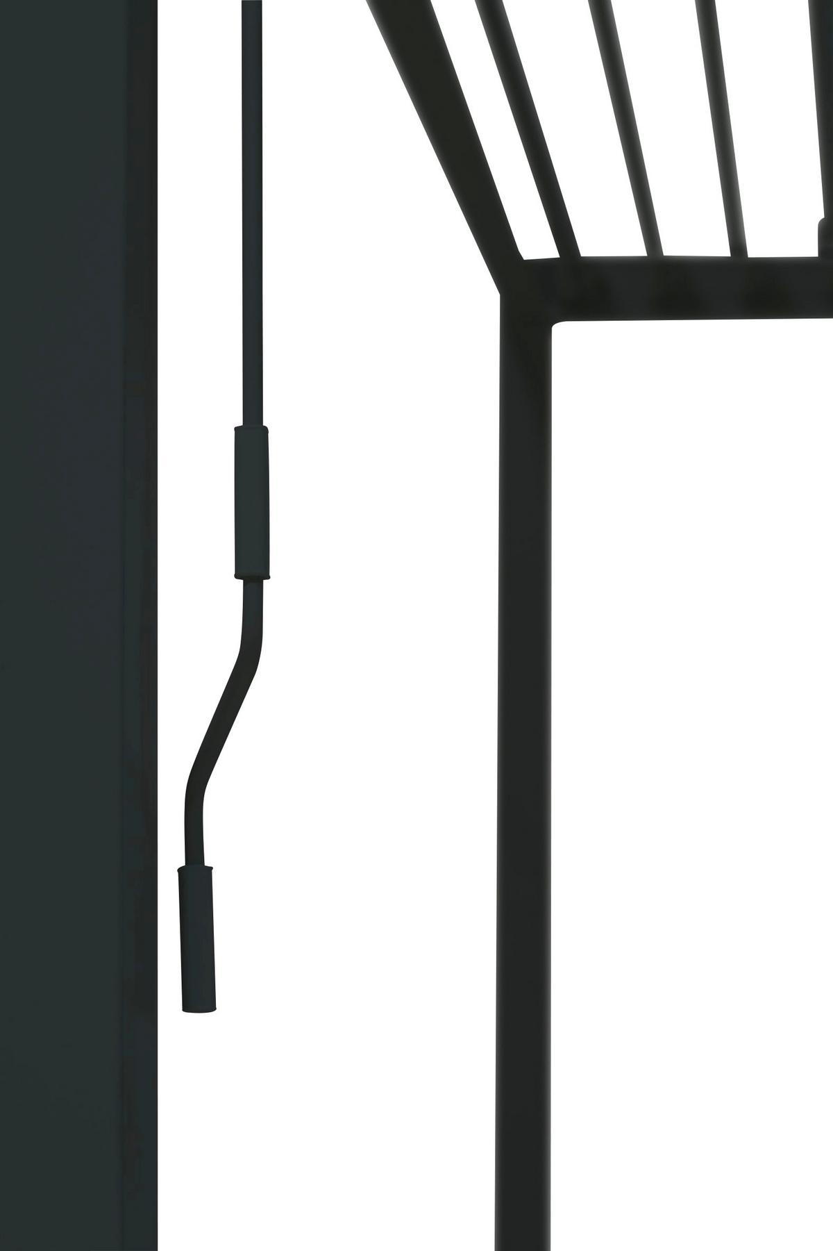 Pergola Mirador Anthrazit ca. 400x250x300 cm - Anthrazit, MODERN, Metall (400/250/300cm) - Gardenson