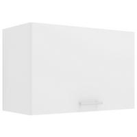 Kuhinjska Zgornja Omarica Esilo, Bela - bela/barve aluminija, Konvencionalno, kovina/leseni material (60/40/31cm) - MID.YOU