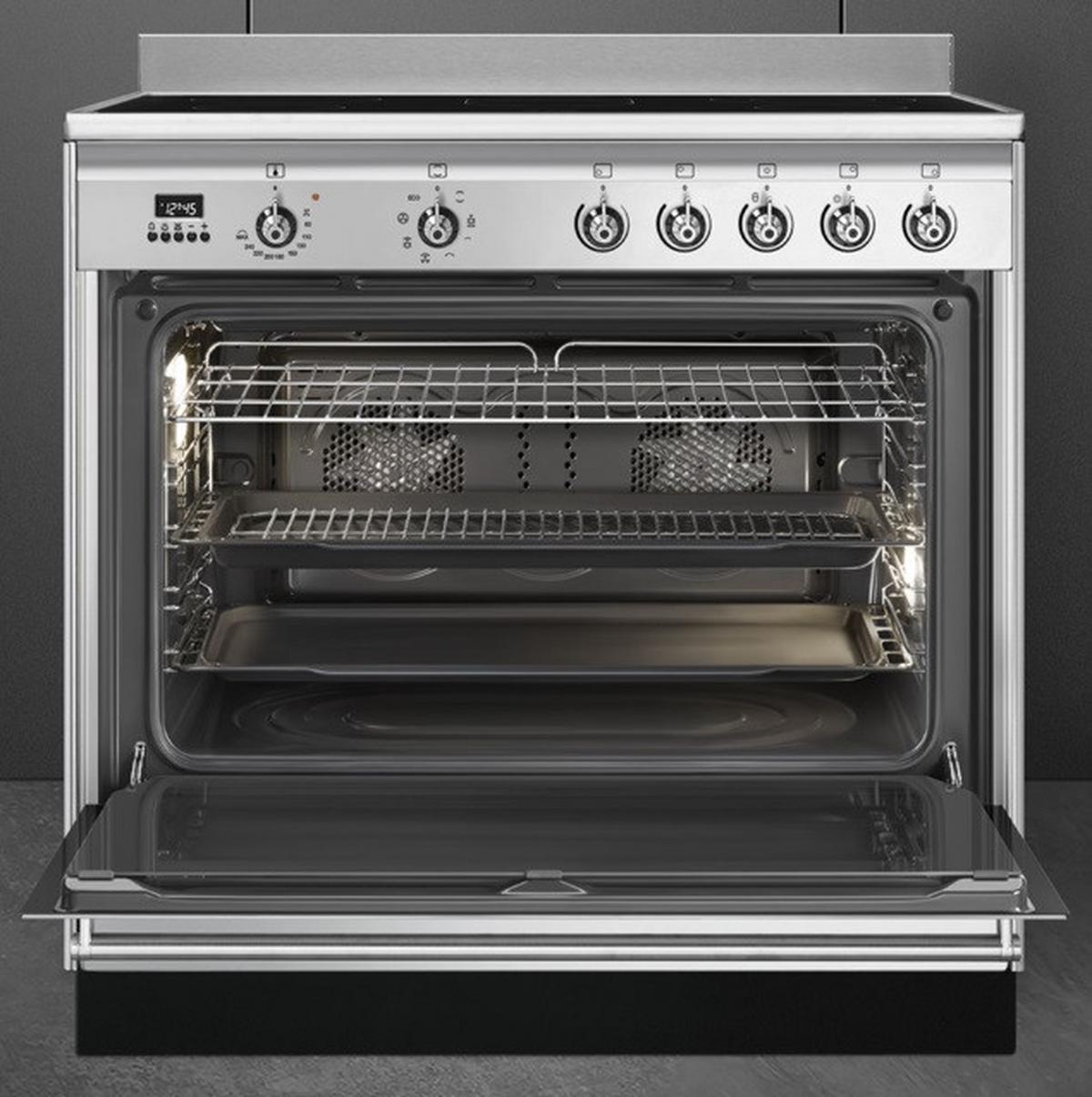 Herd SUK91CMX9 in Edelstahl - (90/90/60cm) - SMEG