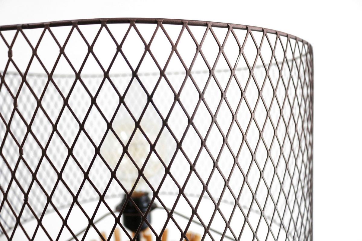 Stoječa Svetilka Driftwood - črna/naravne barve, Design, kovina/les (35/149/35cm) - P & B