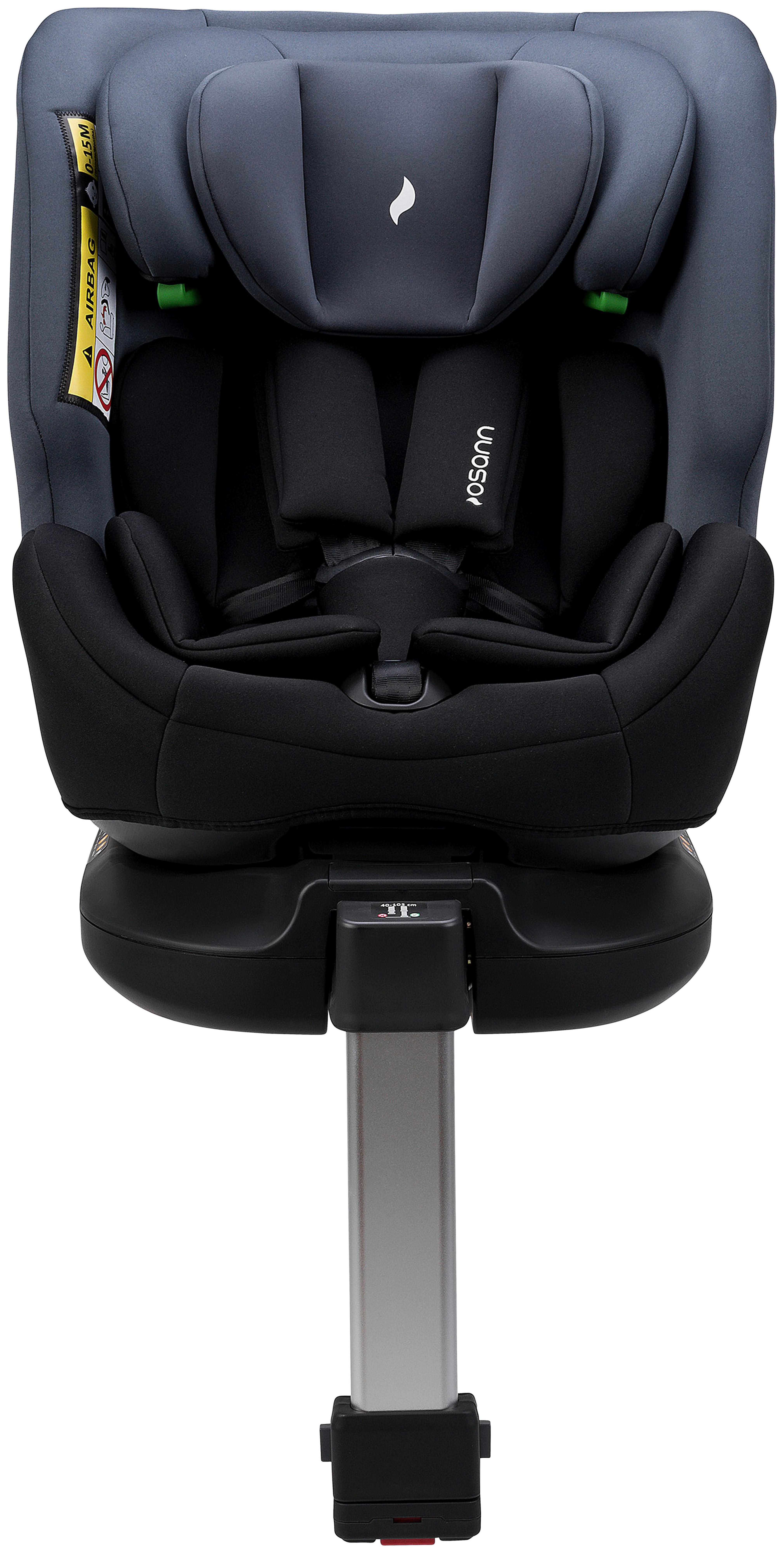 FOTELIK SAMOCHODOWY OBROTOWY UK108-337-194 FOUR360 SL NERO - czarny, Konventionell, tworzywo sztuczne (43/58/52cm)