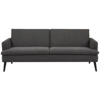 Zofa S Posteljno Funkcijo Mina, Temno Siva - siva/črna, Moderno, tekstil/les (110/180cm)