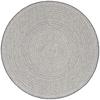 Flachwebeteppich Line in Grau Ø ca. 160cm - Grau, MODERN, Textil (160cm) - Modern Living