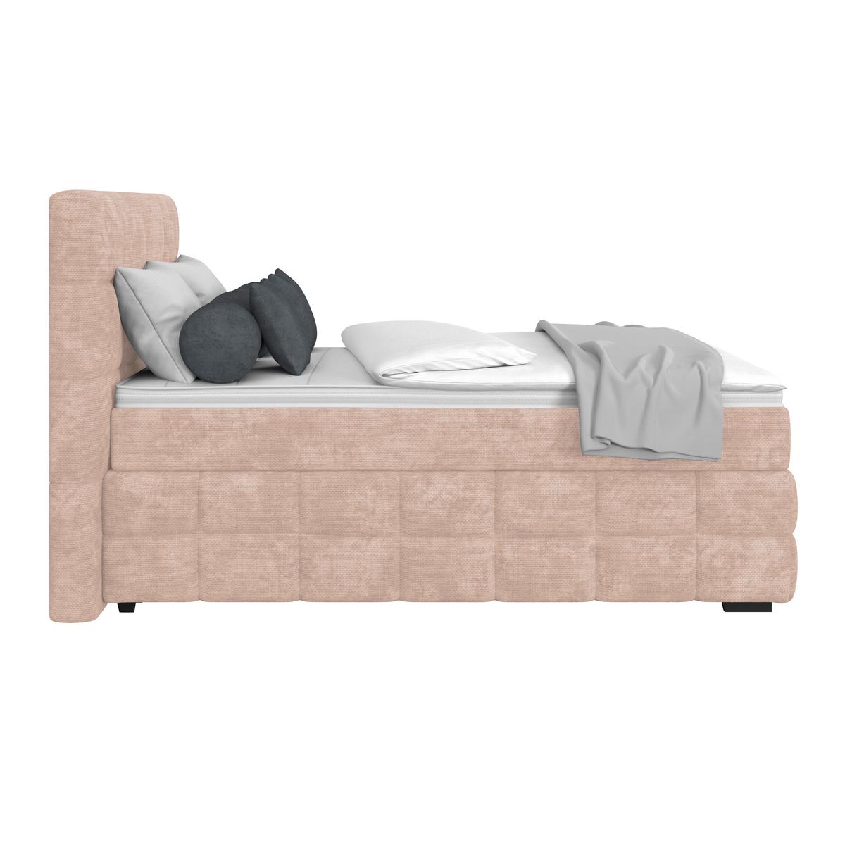 PAT BOX VEGA - bej/alb, Trend, lemn/textil (120/200cm) - Modern Living