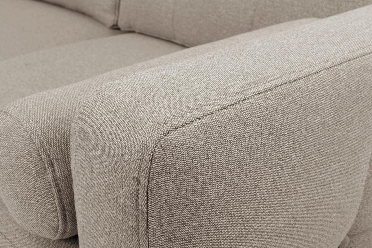 Kutna Garnitura Noret - bež/hrast Wotan, Konvencionalno, tekstil/drvo (242/242cm) - Modern Living