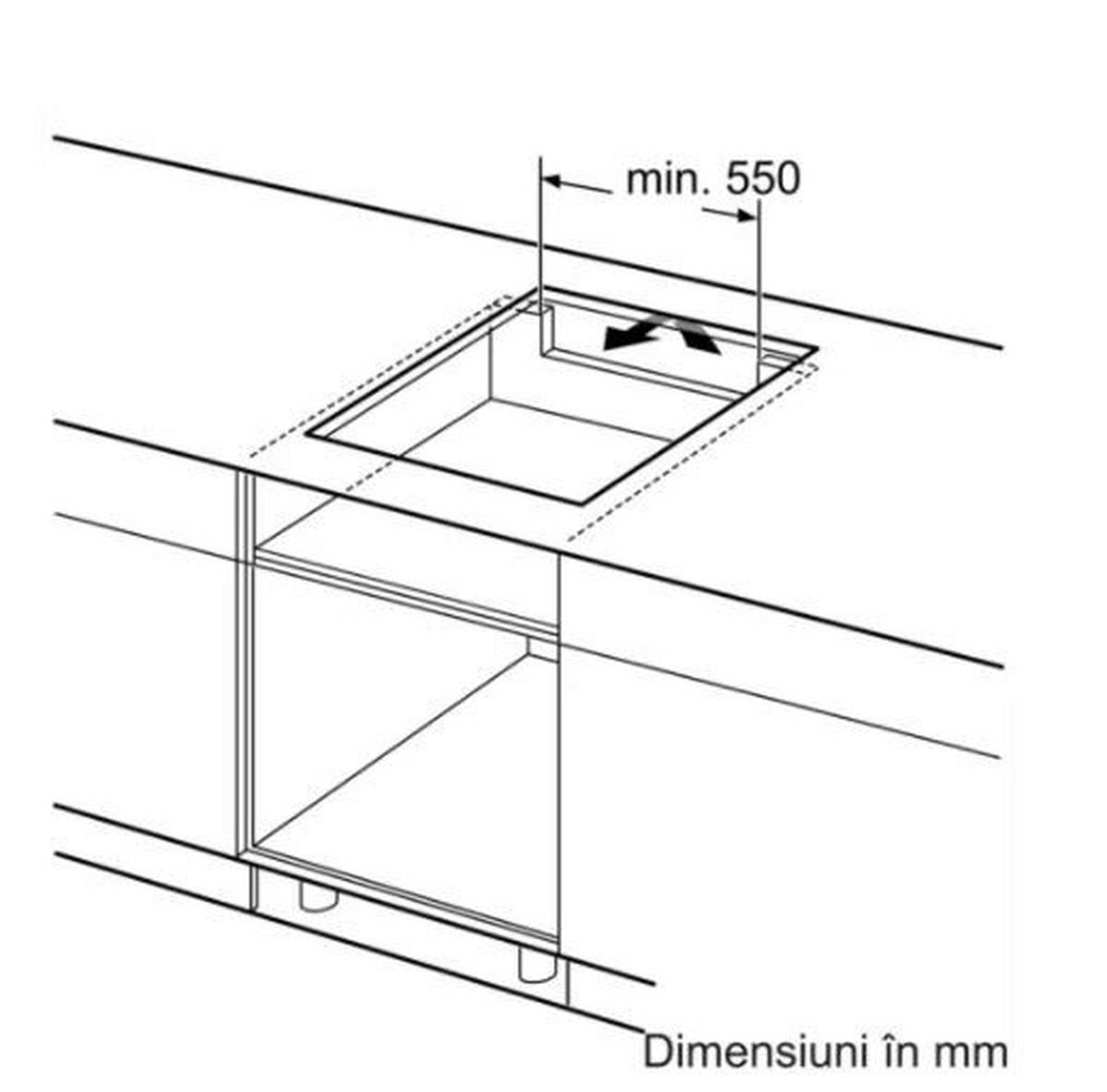 Plita cu inductie BOSCH PUE611BB5E - Modern (59,2/5,1/52,2cm) - Bosch