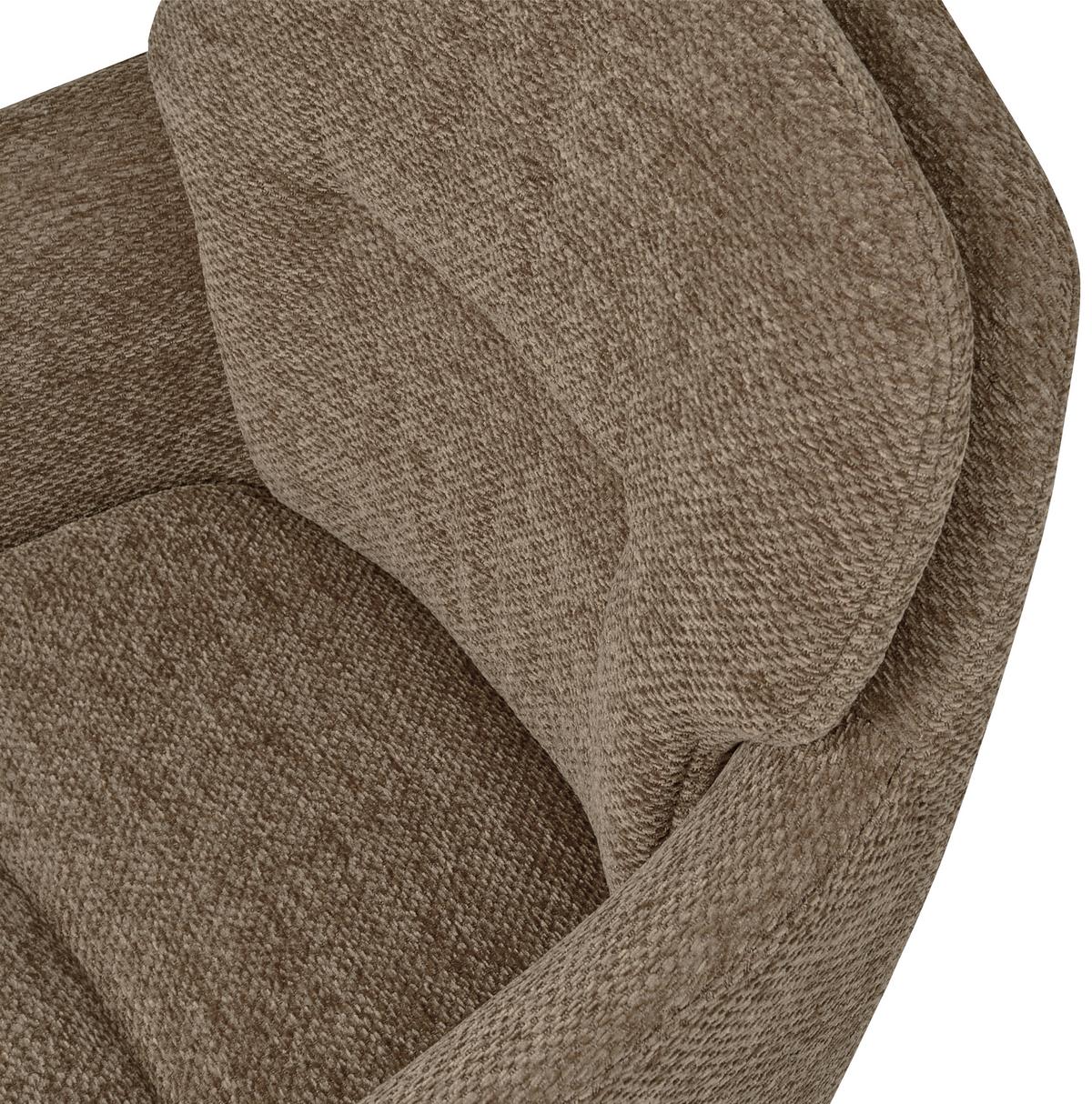 ARMLEHNSTUHL-SET Runa Sandfarben B: 57cm - Sandfarben/Schwarz, MODERN, Textil/Metall (57/82/59cm) - Livetastic