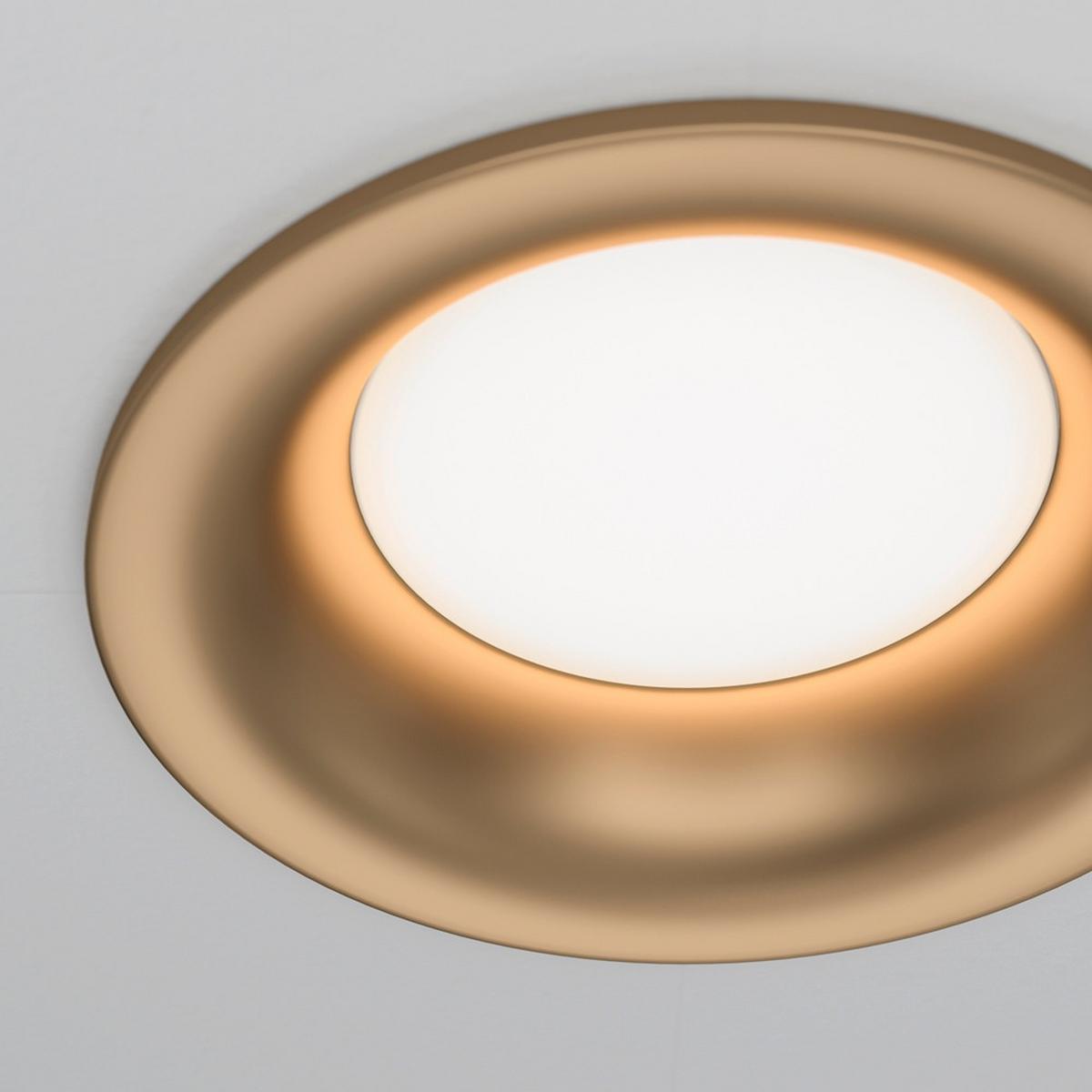 DECKENLEUCHTE SLIM - Goldfarben, Modern, Metall (8,5/3cm) - MAYTONI