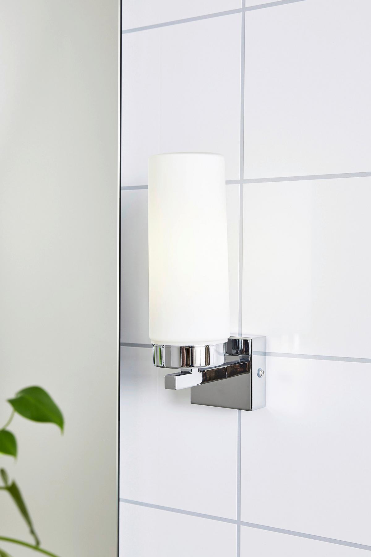 Wandleuchte Stella max. 40 Watt - Chromfarben/Weiß, Basics (10/6/21cm) - Markslöjd