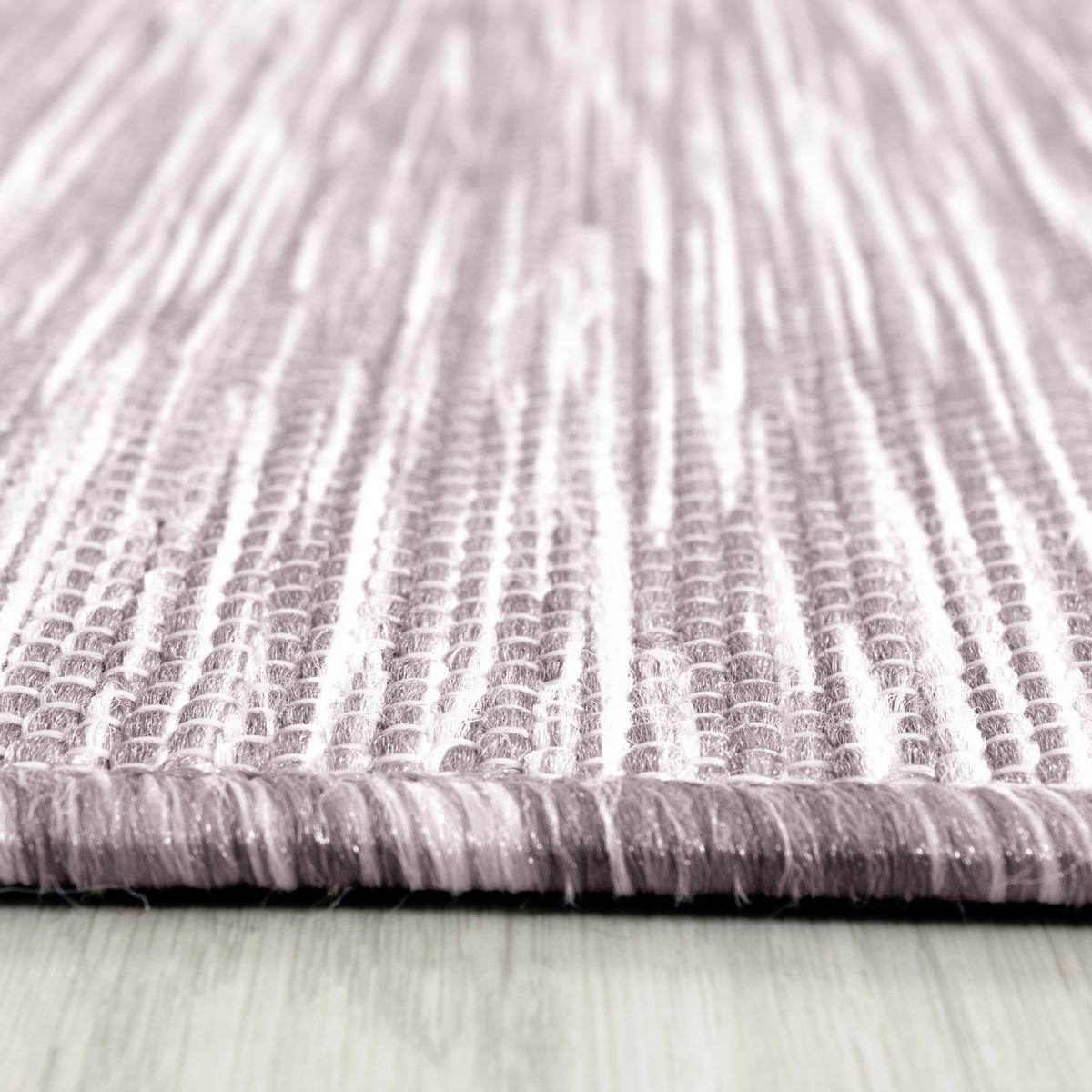 Flachwebeteppich Mambo Pink ca. 120x170cm - Pink, KONVENTIONELL, Textil (120/170cm)