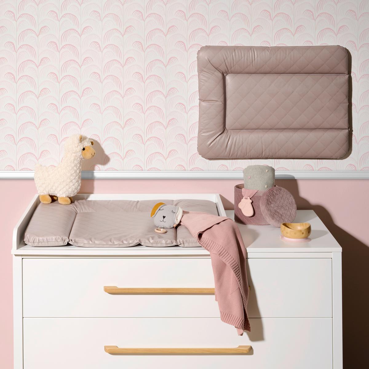 MATA DO PRZEWIJANIA KARO - taupe, Trend, tworzywo sztuczne (85/72cm) - My Baby Lou