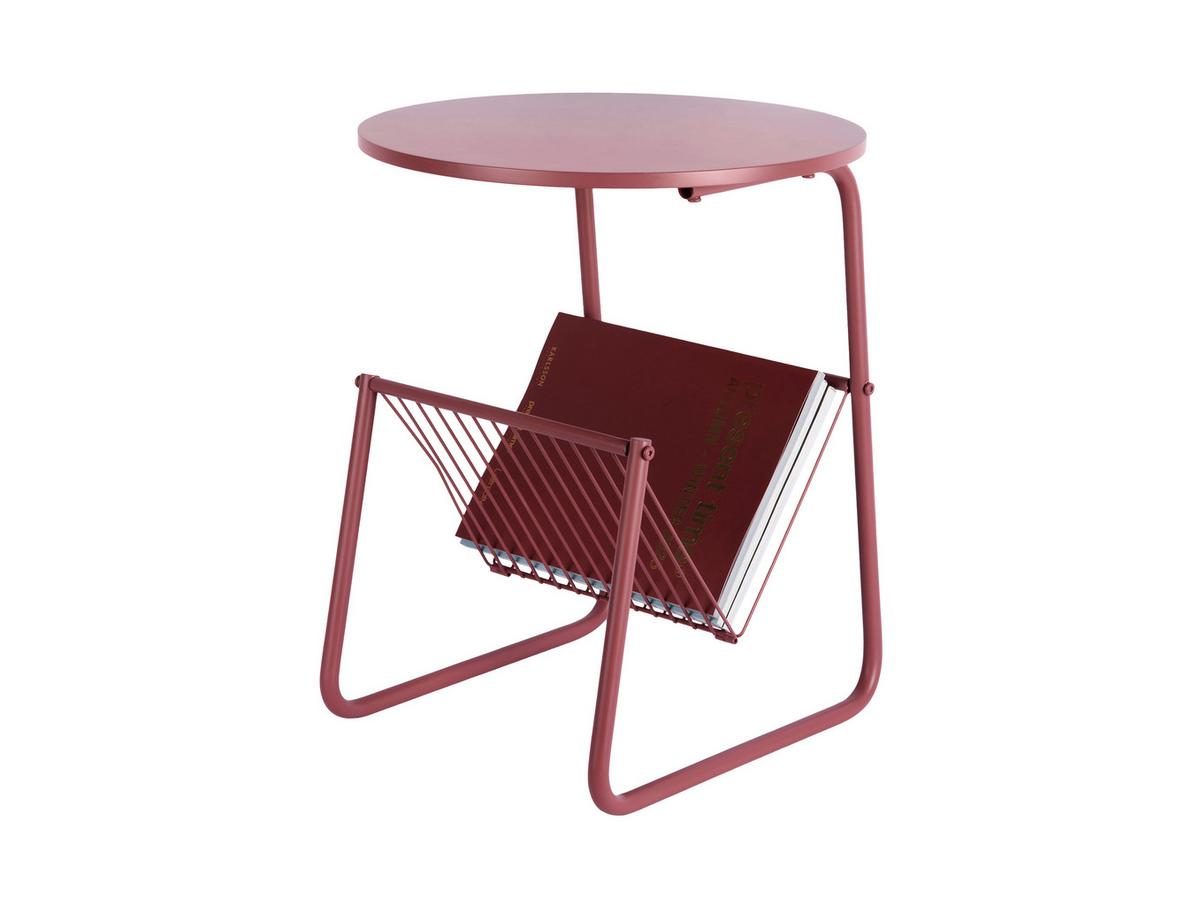 STOLIK BOCZNY RIQUEZA REVISTA - kolor miedziany, Basics, metal (40/40/49cm) - Leitmotiv