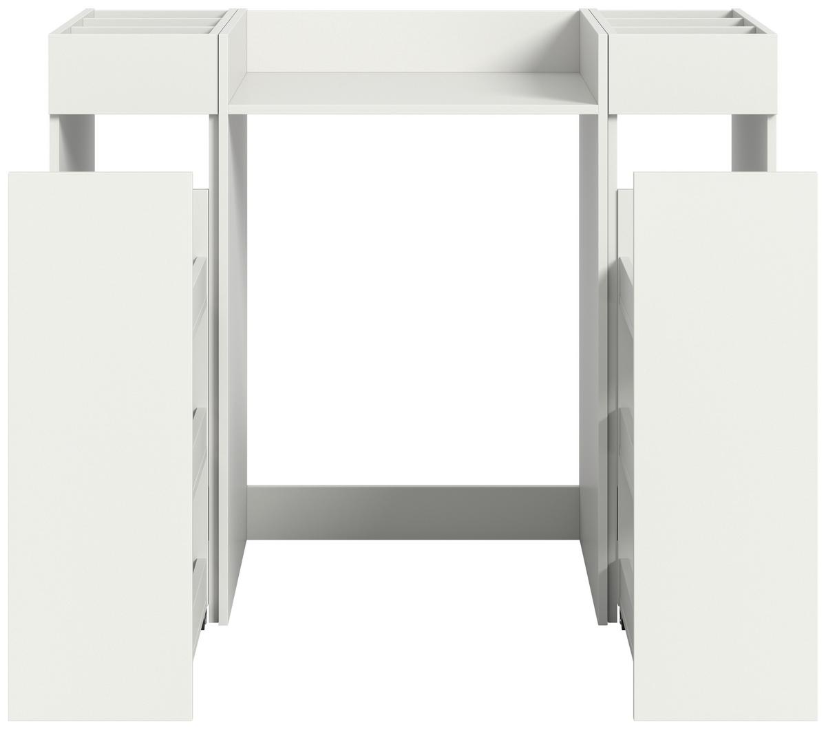 Omarica Za Pralni Stroj Free, Bela - bela, Moderno, leseni material (124/101/60cm) - MID.YOU