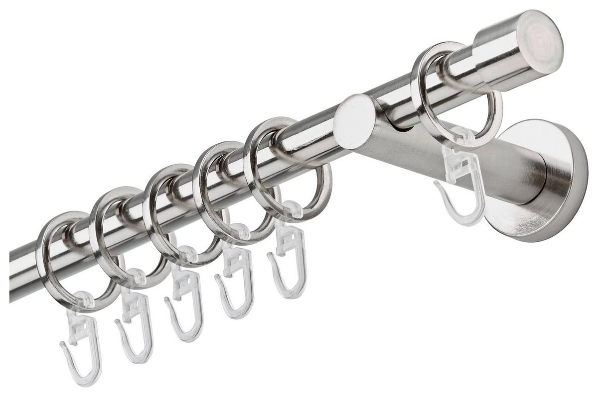 DRĄŻEK OKRĄGŁY - ZESTAW SABELLA - kolor stalowy, Basics, metal (120cm) - Boxxx