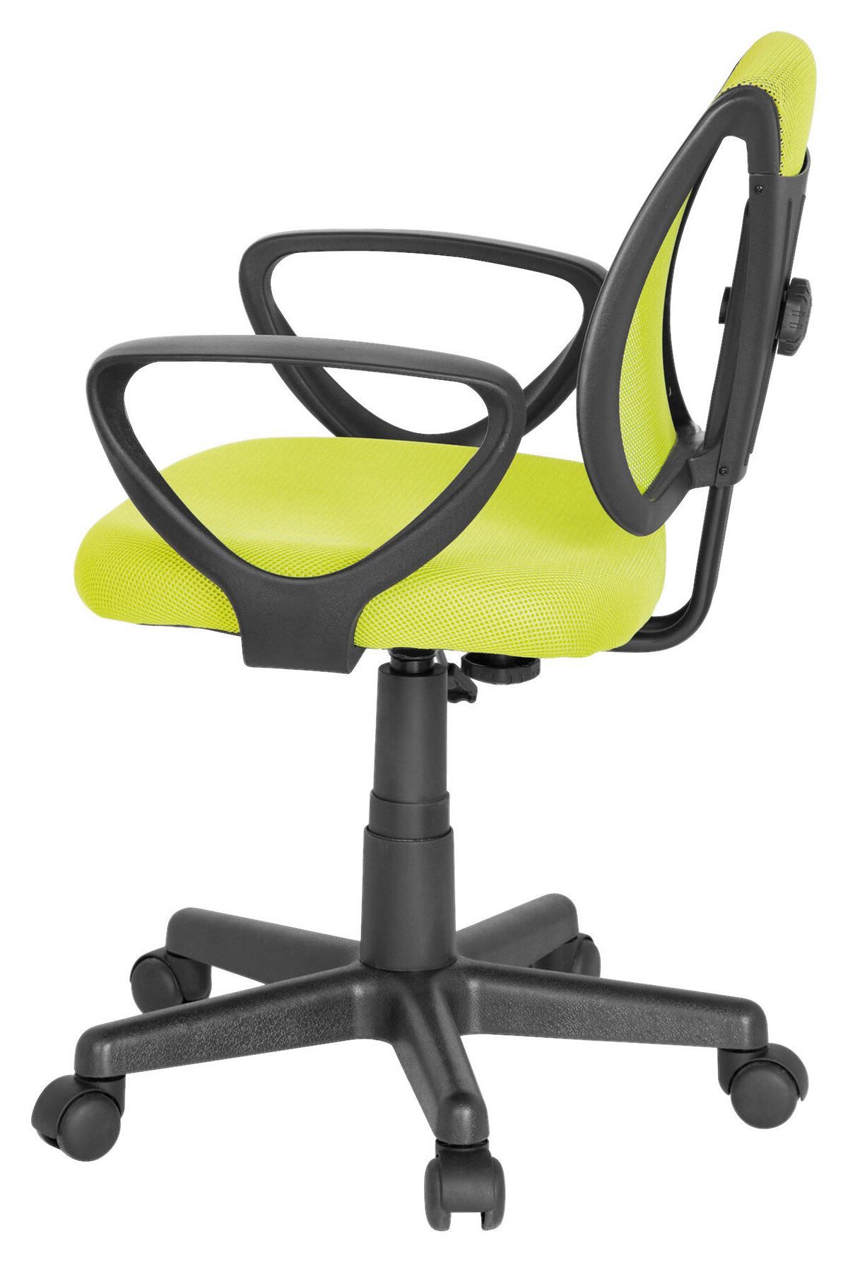 Mladinski Vrtljivi Stol Kiddy Cd, Zelena - zelena, Basics, umetna masa (58/75-92/45cm) - MID.YOU