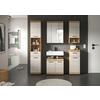 Badezimmer Scout 5-tlg. ca. 134 cm Kaschmir - Kaschmir/Schwarz, MODERN, Glas/Holzwerkstoff (134cm) - MID.YOU
