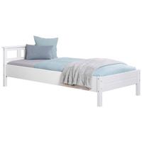 Bett Merci ca. 90x200 cm Kiefer Weiß - Weiß, KONVENTIONELL, Holz (90/200cm) - MID.YOU